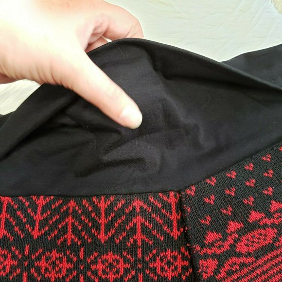 GREEN 3 Nordic Sweater Repurposed Skirt Sz Small - Picture 7 of 10